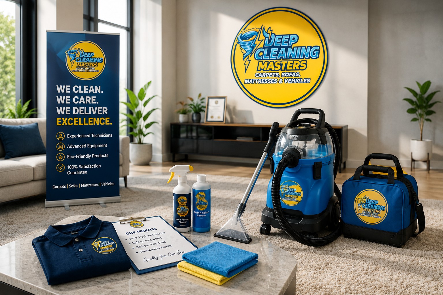 Deep Cleaning Masters team